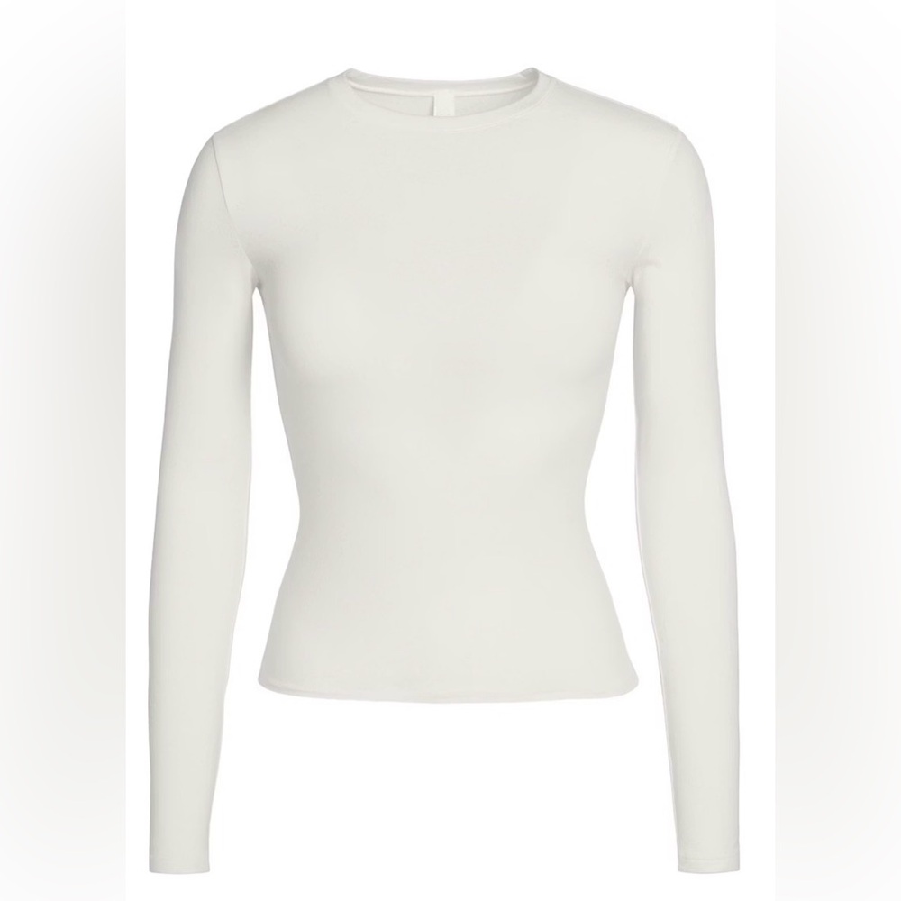 SKIMS Cotton Jersey Long Sleeve T-Shirt